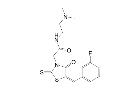 3-thiazolidineacetamide, N-[2-(dimethylamino)ethyl]-5-[(3-fluorophenyl)methylene]-4-oxo-2-thioxo-, (5E)-