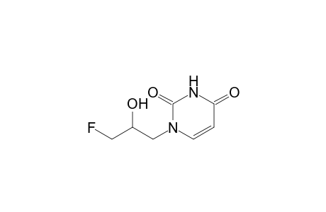 1-(3-fluoranyl-2-oxidanyl-propyl)pyrimidine-2,4-dione