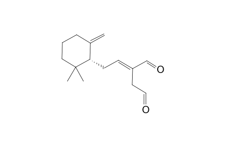 (2E)-2-[2-[(1R)-2,2-dimethyl-6-methylene-cyclohexyl]ethylidene]butanedial