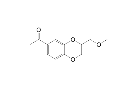 1-[3-(methoxymethyl)-2,3-dihydro-1,4-benzodioxin-6-yl]ethanone