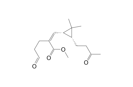 Pentanoic acid, 2-[[2,2-dimethyl-3-(3-oxobutyl)cyclopropyl]methylene]-5-oxo-, methyl ester, [1S-[1.alpha.(Z),3.alpha.]]-