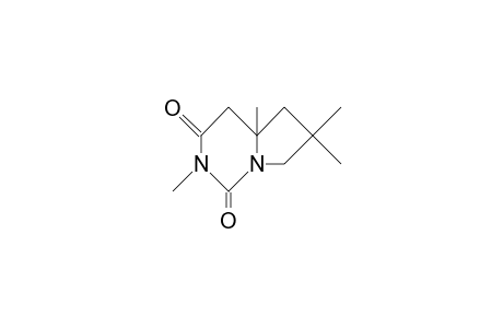 3,6,8,8-Tetramethyl-1,3-diaza-bicyclo(4.3.0)nonane-2,4-dione