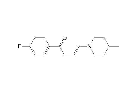 1-(4-fluorophenyl)-4-(4-methylpiperidin-1-yl)but-3-en-1-one