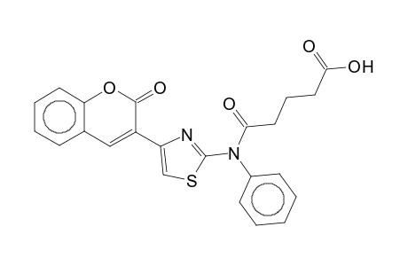 N-phenyl-N-[4-(2-chromon-3-yl)thiazol-2-yl]glutaric acid monoamide