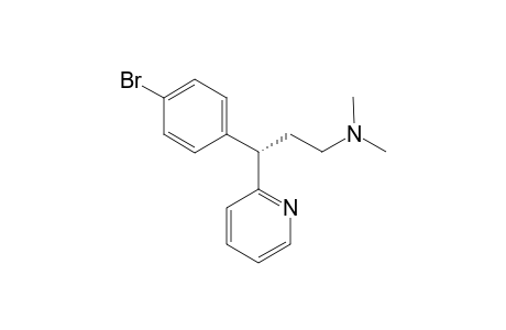 (3S)-3-(4-bromophenyl)-N,N-dimethyl-3-(2-pyridinyl)-1-propanamine
