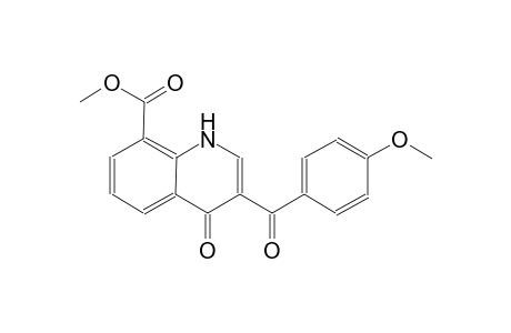 methyl 3-(4-methoxybenzoyl)-4-oxo-1,4-dihydro-8-quinolinecarboxylate