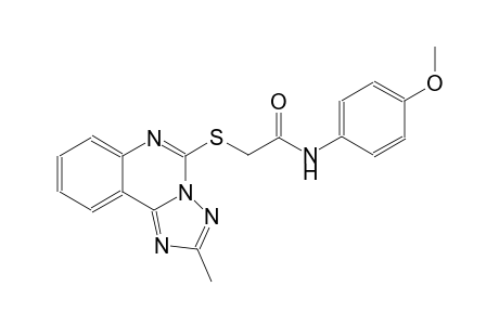 acetamide, N-(4-methoxyphenyl)-2-[(2-methyl[1,2,4]triazolo[1,5-c]quinazolin-5-yl)thio]-