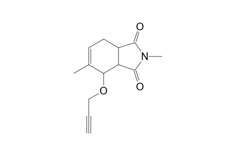 3a,4,7,7a-Tetrahydro-2,5-dimethyl-4-(prop-2-ynyloxy)-2H-isoindol-1,3-dione