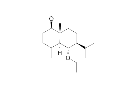 6-ALPHA-ETHOXY-EUDESM-4(15)-EN-1-BETA-OL