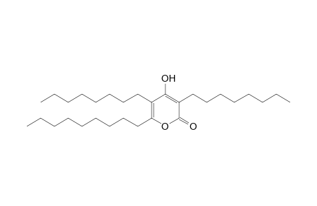 4-Hydroxy-6-nonyl-3,5-dioctyl-2H-pyran-2-one
