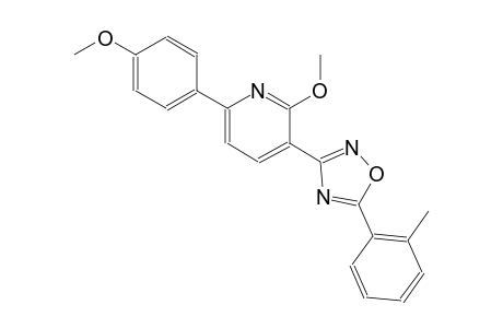 2-methoxy-6-(4-methoxyphenyl)-3-[5-(2-methylphenyl)-1,2,4-oxadiazol-3-yl]pyridine