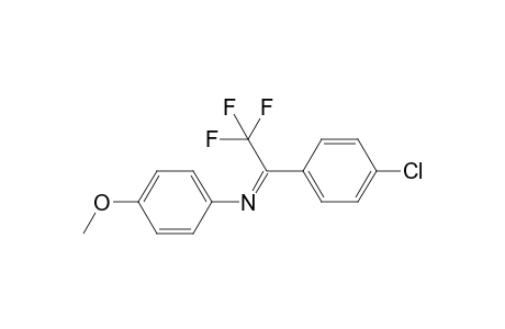N-(1-(4-Chlorophenyl)-2,2,2-trifluoroethylidene)-4-methoxyaniline