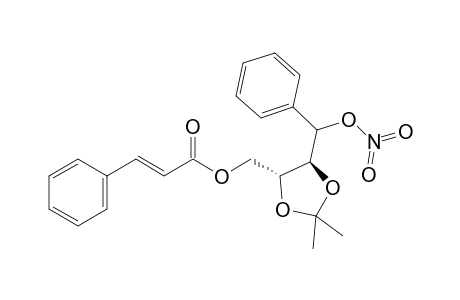 [(4S,5R)-5-Cinnamoyloxymethyl-2,2-dimethyl-1,3-dioxolane-4-yl]phenylmethyl nitrate