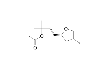 trans-((E)-3-Acetoxy-3-methyl-1-buten-1-yl)-4-methyltetrahydrofuran