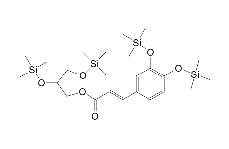 Glycerol <1-caffeoyl->, tetra-TMS