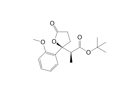 (S*)-tert-Butyl 2-((S*)-2-(2-methoxyphenyl)-5-oxotetrahydrofuran-2-yl)propanoate