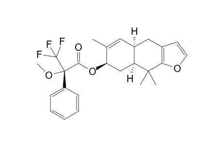 (4aS,7R,8aS)-6,9,9-Trimethyl-4,4a,5,6,8,8a,9-hexahydronaphtho[2,3-b]furan-7-yl (S)-.alpha.-methoxy-.alpha.-(trifluoromethyl)phenylacetiate