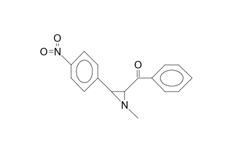 1-Methyl-trans-2-benzoyl-3-(4-nitro-phenyl)-aziridine