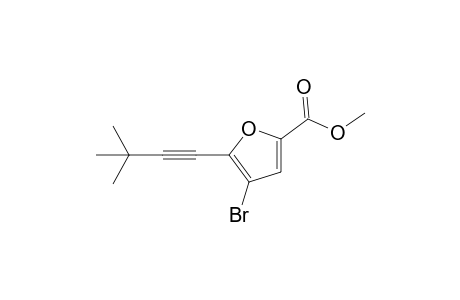 Methyl 3-bromo-2-(3',3'-dimethylbut-1'-ynyl)furan-5-carboxylate