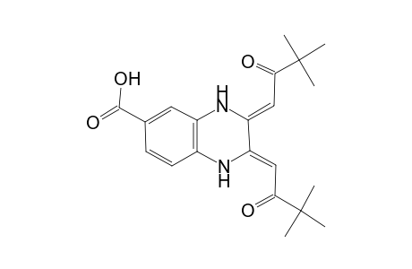 (2Z,3Z)-2,3-bis(2-keto-3,3-dimethyl-butylidene)-1,4-dihydroquinoxaline-6-carboxylic acid