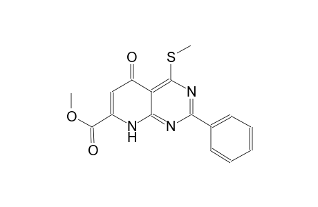 pyrido[2,3-d]pyrimidine-7-carboxylic acid, 5,8-dihydro-4-(methylthio)-5-oxo-2-phenyl-, methyl ester