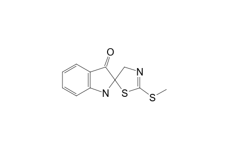 2-(methylthio)spiro[4H-thiazole-5,2'-indoline]-3'-one