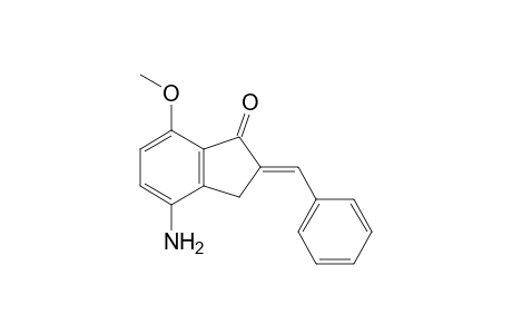 4-Amino-2-benzylidene-7-methoxyindan-1-one