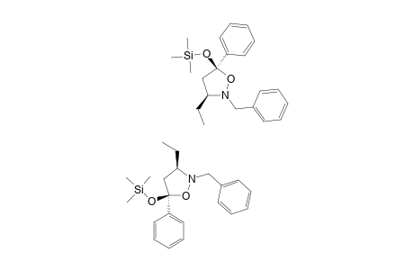 CIS-2-BENZYL-3-ETHYL-5-PHENYL-5-(TRIMETHYLSILOXY)-ISOXAZOLIDINE