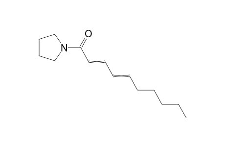 1-(1-Oxo-2,4-decadienyl)pyrolidine