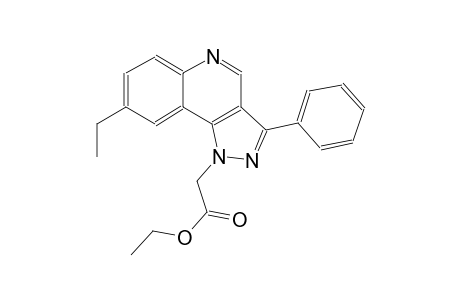 ethyl (8-ethyl-3-phenyl-1H-pyrazolo[4,3-c]quinolin-1-yl)acetate