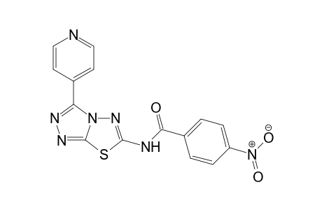 4-Nitro-N-(3-(pyridin-4-yl)-[1,2,4]triazolo[3,4-b][1,3,4]thiadiazol-6-yl)benzamide