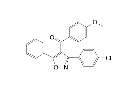 (3-(4-chlorophenyl)-5-phenylisoxazol-4-yl)(4-methoxyphenyl)methanone