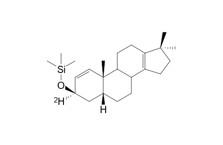 3.alpha.-Deutero-17,17-dimethyl-18-nor-5.beta.-androsta-1,13-dien-3.beta.-ol, O-TMS