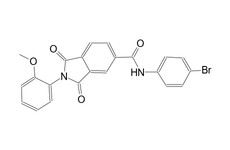 N-(4-bromophenyl)-2-(2-methoxyphenyl)-1,3-dioxo-5-isoindolinecarboxamide