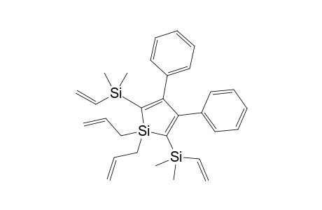 1,1-Diallyl-3,4-diphenyl-2,5-bis(dimethylvinylsilyl)silole