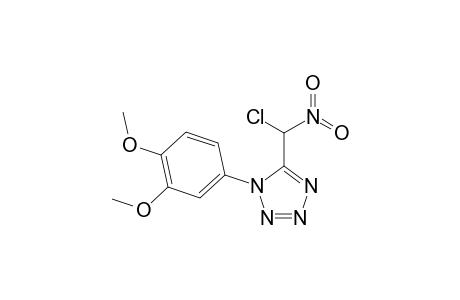 5-[Chloro(nitro)methyl]-1-(3,4-dimethoxyphenyl)-1H-tetrazole