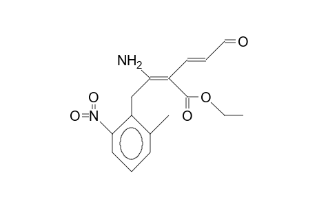 5-Amino-4-ethoxycarbonyl-6-(6-methyl-2-nitro-phenyl)-2,4-hexadienal