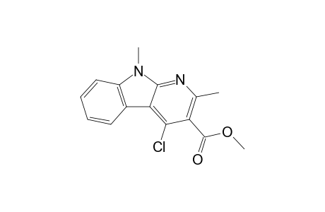 Methyl 4-chloro-2,9-dimethyl-9H-pyrido[2,3-b]indole-3-carboxylate