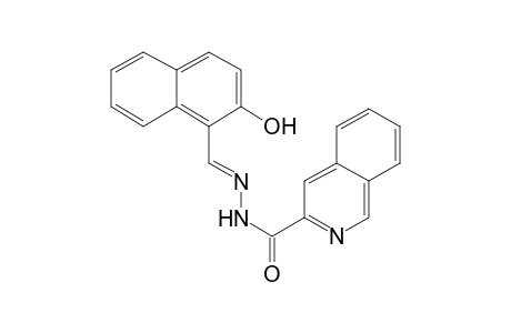 Isoquinoline-3-carbohydrazide, N2-(2-hydroxynaphth-1-ylmethylene)-
