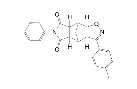 (3aS,4S,4aR,7aS,8S,8aS)-6-phenyl-3-(p-tolyl)-4,4a,8,8a-tetrahydro-3aH-4,8-methanoisoxazolo[4,5-f]isoindole-5,7(6H,7aH)-dione