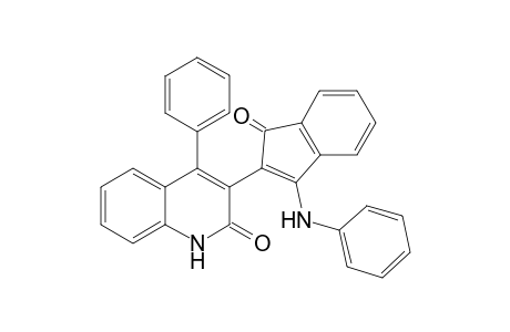 3-[2'-(1"-Anilino-3"-oxo)indene]-4-phenyl-2-oxoquinoline