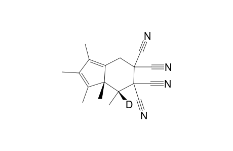 4H-Indene-4-d-5,5,6,6-tetracarbonitrile, 3a,7-dihydro-1,2,3,3a,4-pentamethyl-, trans-