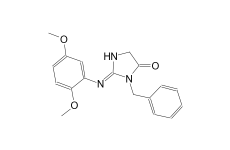 (2E)-3-benzyl-2-[(2,5-dimethoxyphenyl)imino]-4-imidazolidinone