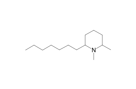 N,2-Dimethyl-6-heptylpiperidine