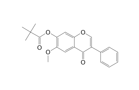 7-Hydroxy-6-methoxyisoflavone, trimethylacetate