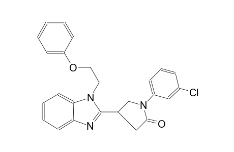 2-pyrrolidinone, 1-(3-chlorophenyl)-4-[1-(2-phenoxyethyl)-1H-benzimidazol-2-yl]-