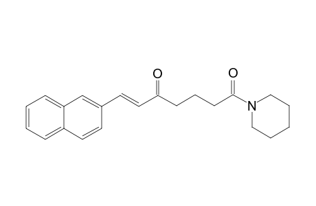 (E)-7-Naphthalen-2-yl-1-piperidin-1-yl-hept-6-ene-1,5-dione