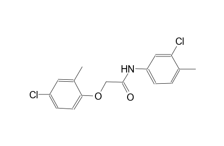 2-(4-chloro-2-methylphenoxy)-N-(3-chloro-4-methylphenyl)acetamide