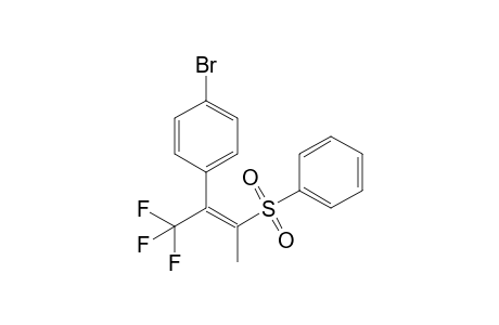 (E)-2-(4-Bromophenyl)-3-(phenylsulfonyl)-1,1,1-trifluorobut-2-ene