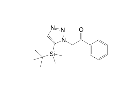 2-[5-[tert-butyl(dimethyl)silyl]-1,2,3-triazol-1-yl]-1-phenyl-ethanone